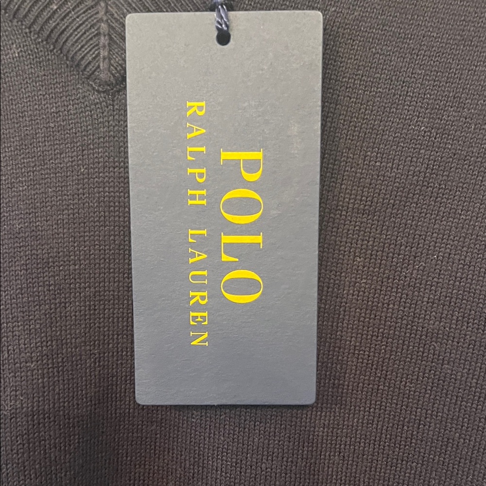 Polo by Ralph Lauren Men's Classic Navy Crewneck Sweater NWT - Picture 4 of 7